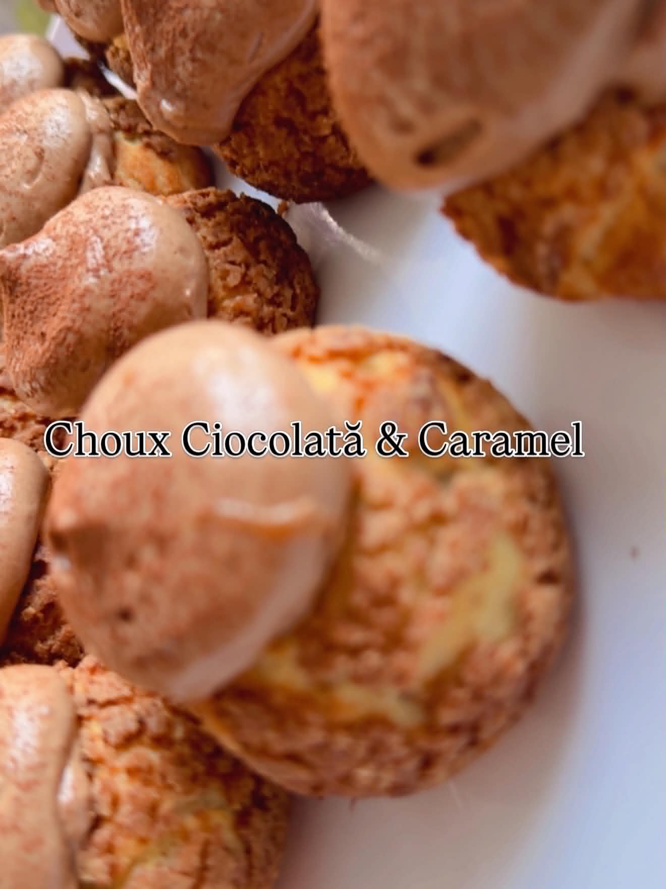 Choux ciocolată-caramel — Zum Zet